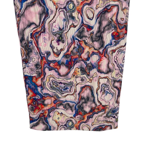 Leith Abalone Multicolor Ribbed Textured Midi Pencil Skirt size Medium NWT - Picture 5 of 10